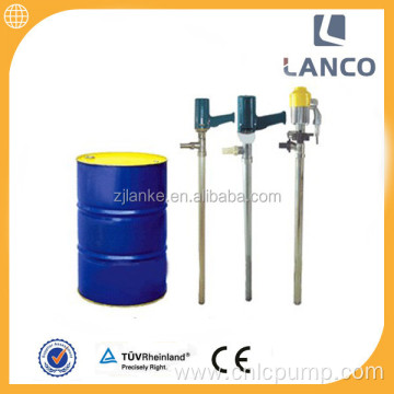 Electric oil barrel pump pvdf drum pump